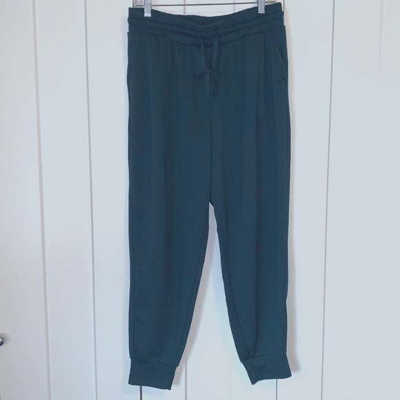 Zenana dark green lightweight joggers XL - Picture 2 of 6